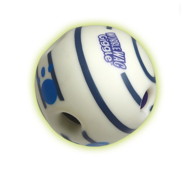 All Star Innovations Wobble Wag Giggle Glow in the Dark Interactive Dog Toy - Picture 3 of 7